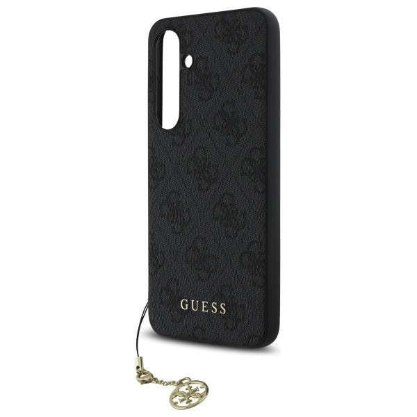Custodia per Samsung Galaxy S24 FE S721, Guess, 4G Charm, Grigio