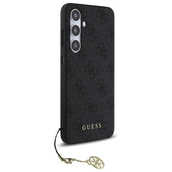 Custodia per Samsung Galaxy S24 FE S721, Guess, 4G Charm, Grigio