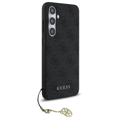 Custodia per Samsung Galaxy S24 FE S721, Guess, 4G Charm, Grigio