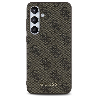 Custodia per Samsung Galaxy S24 FE S721, Guess, 4G Classic, Marrone