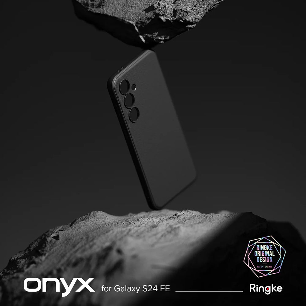 Custodia per Samsung Galaxy S24 FE S721, Ringke, Onyx, Nera