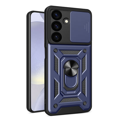 Custodia per Samsung Galaxy S24 FE S721, Techsuit, CamShield, Blu