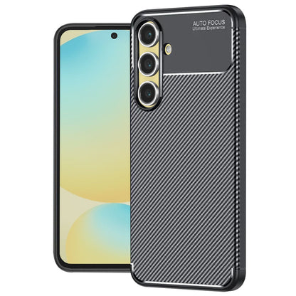 Custodia per Samsung Galaxy S24 FE S721, Techsuit, CarbonFiber, Nera