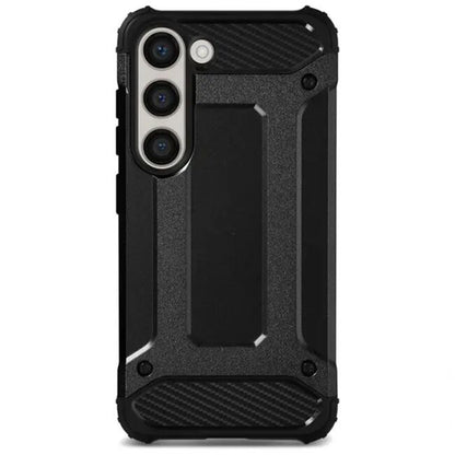 Custodia per Samsung Galaxy S24 FE S721, Techsuit, Hybrid Armor, Nera
