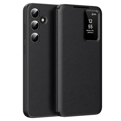 Custodia per Samsung Galaxy S24 FE S721, Techsuit, SmartView, Nera