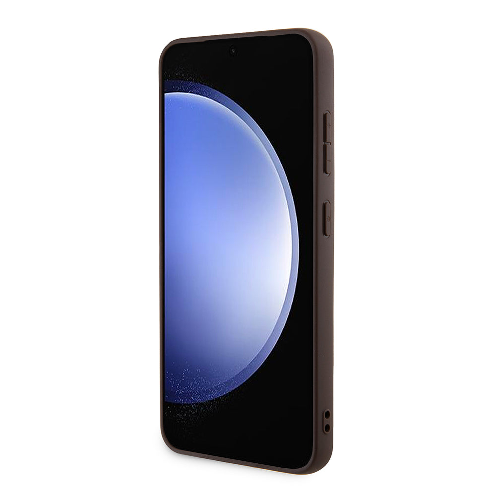 Case for Samsung Galaxy S24+ S926, Guess, 4G Big Logo, Brown