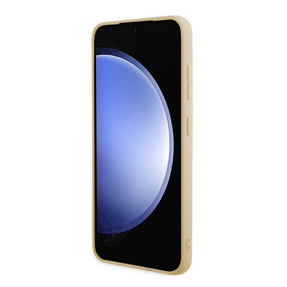 Custodia per Samsung Galaxy S24+ S926, Guess, Glitter Script, Dorata