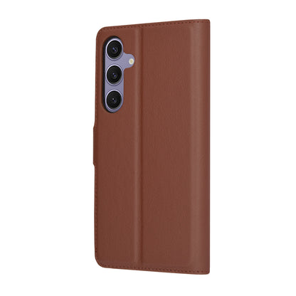 Custodia per Samsung Galaxy S24+ S926, Techsuit, Leather Folio, Marrone