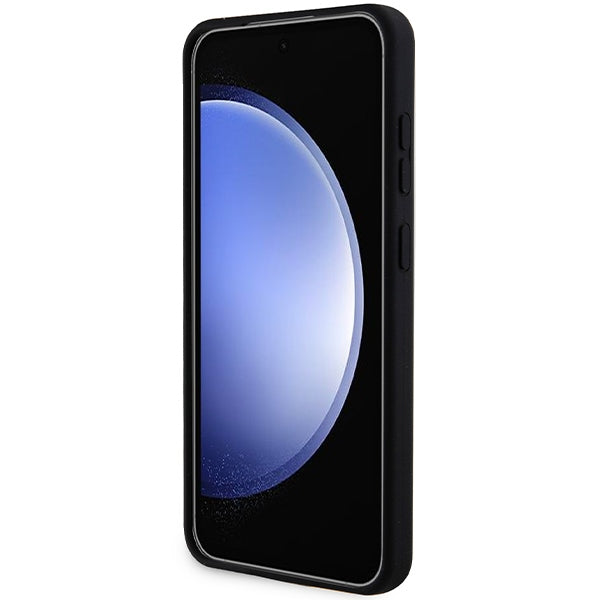 Custodia per Samsung Galaxy S24 S921, Karl Lagerfeld, Silicone Ikonik NFT, Nera