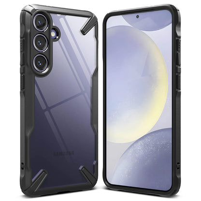 Custodia per Samsung Galaxy S24 S921, Ringke, Fusion X, Nera