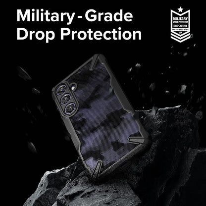 Custodia per Samsung Galaxy S24 S921, Ringke, Fusion X, Nera