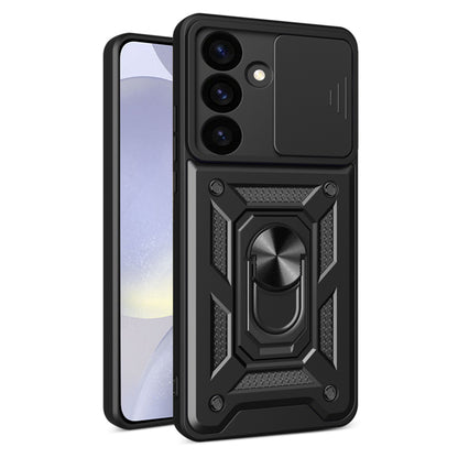 Custodia per Samsung Galaxy S24 S921, Techsuit, CamShield, Nera