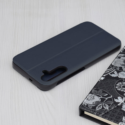 Custodia per Samsung Galaxy S24 S921, Techsuit, eFold, Blu Scuro