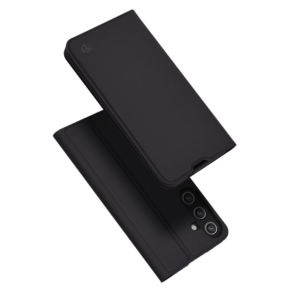 Custodia per Samsung Galaxy S24 S921, Techsuit, Magskin Book, Nera