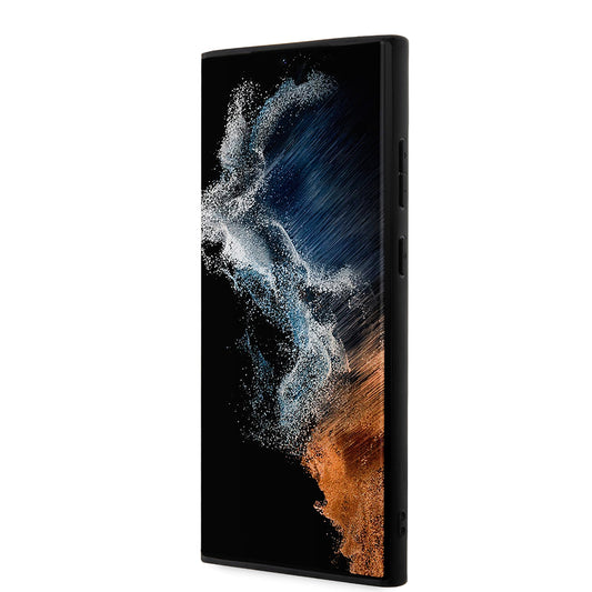 Custodia per Samsung Galaxy S24 Ultra S928, Guess, 4G Stripe, Nera