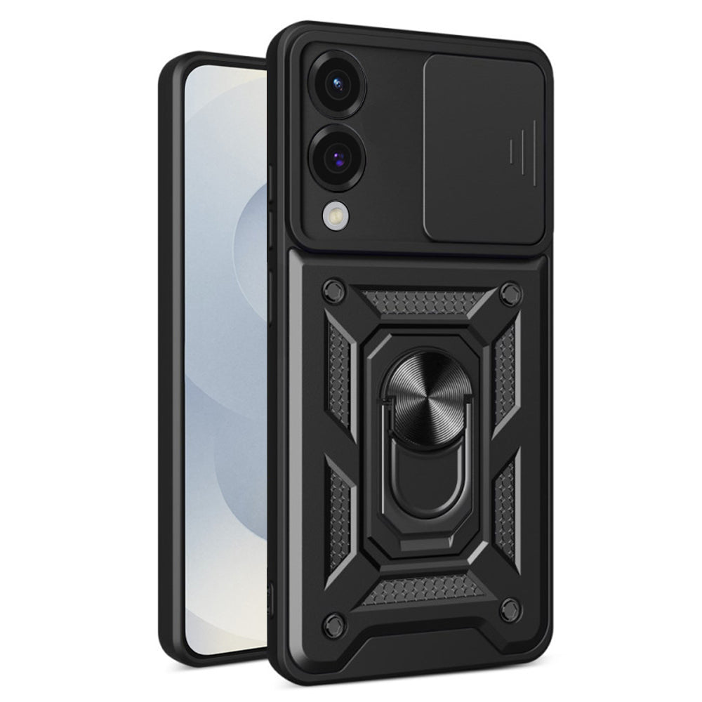 Custodia per Samsung Galaxy S25 Edge S937, Techsuit, CamShield, Nera