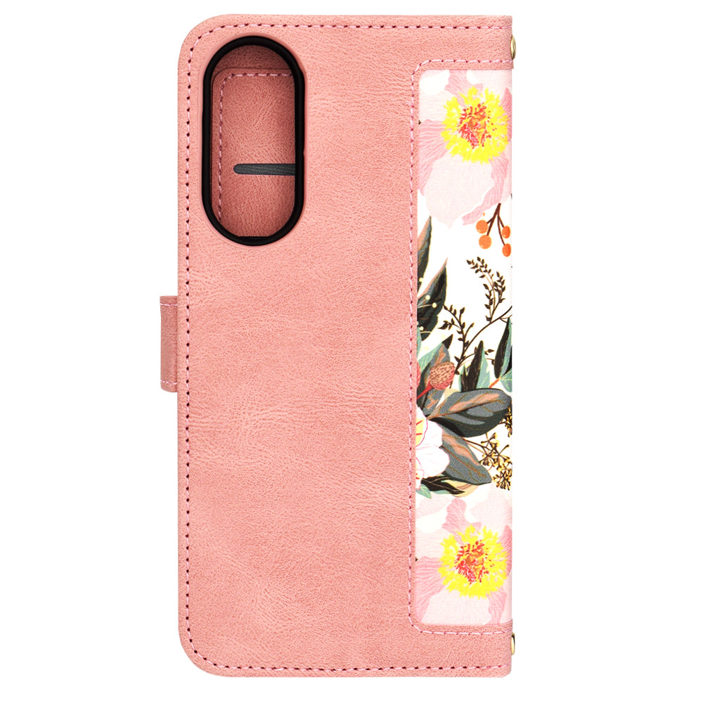 Custodia per Samsung Galaxy S25 Edge S937, Techsuit, FlipCraft, Rosa