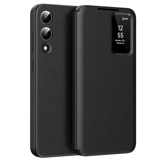 Custodia per Samsung Galaxy S25 Edge S937, Techsuit, SmartView, Nera