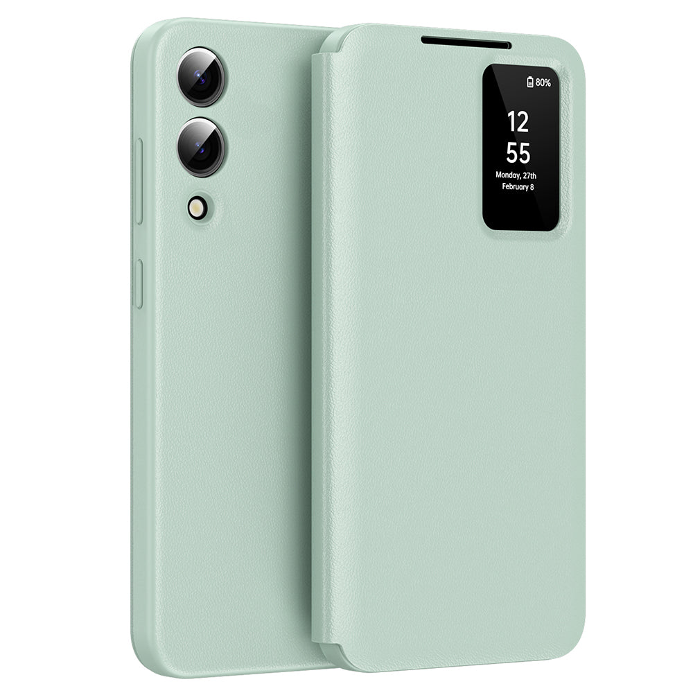Custodia per Samsung Galaxy S25 Edge S937, Techsuit, SmartView, Verde