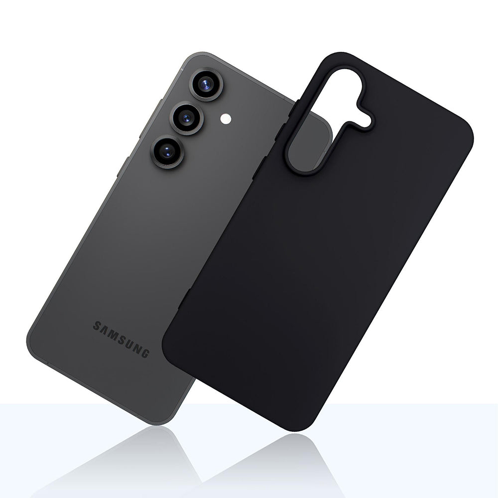 Custodia per Samsung Galaxy S25 FE, 3MK, Nera Opaca