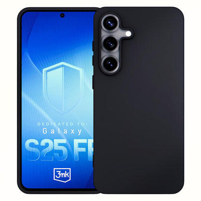 Custodia per Samsung Galaxy S25 FE, 3MK, Nera Opaca
