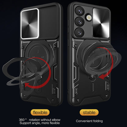 Custodia per Samsung Galaxy S25 FE, Techsuit, CamGuard Pro, Viola