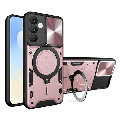 Custodia per Samsung Galaxy S25 FE, Techsuit, CamGuard Pro, Rosa