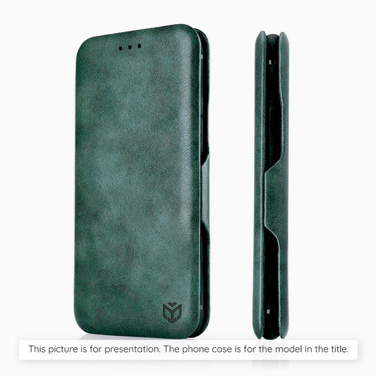Custodia per Samsung Galaxy S25 FE, Techsuit, Safe Wallet Plus, Verde