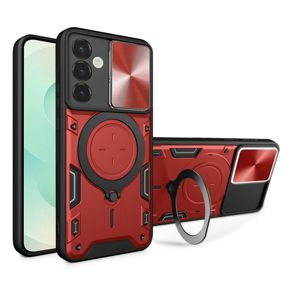 Custodia per Samsung Galaxy S25+ S936, Techsuit, CamGuard Pro, Rossa
