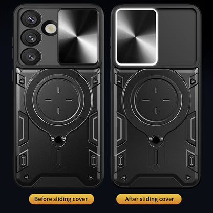 Custodia per Samsung Galaxy S25+ S936, Techsuit, CamGuard Pro, Rossa