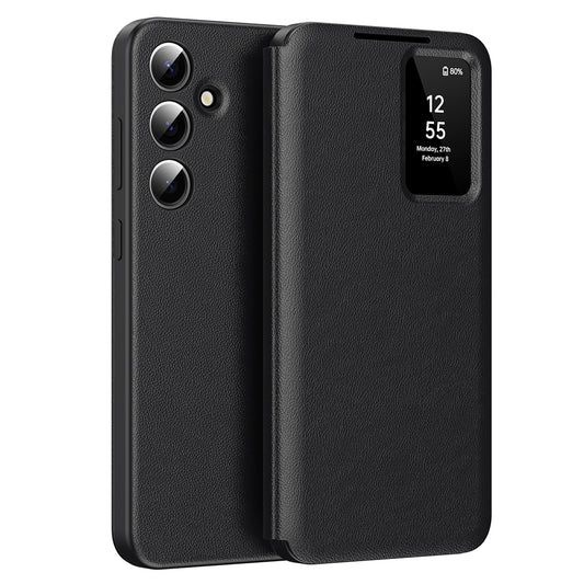 Custodia per Samsung Galaxy S25+ S936, Techsuit, SmartView, Nera