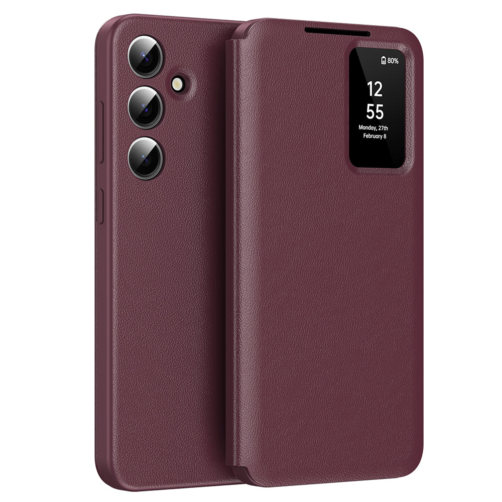 Case for Samsung Galaxy S25+ S936, Techsuit, SmartView, Red