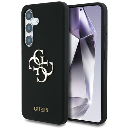 Custodia per Samsung Galaxy S25 S931, Guess, 4G Big, Nera