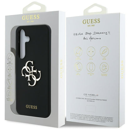 Custodia per Samsung Galaxy S25 S931, Guess, 4G Big, Nera