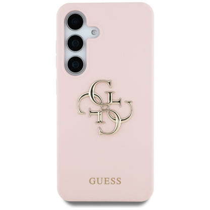 Custodia per Samsung Galaxy S25 S931, Guess, 4G Big, Rosa