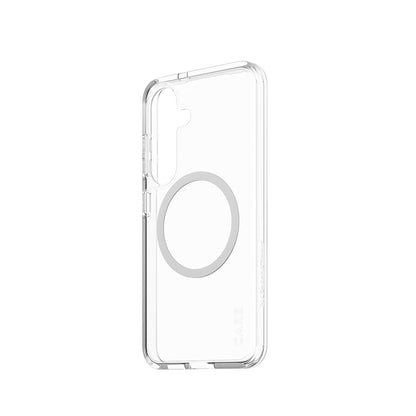 Custodia per Samsung Galaxy S25 S931, PanzerGlass, Care Urban Combat, Trasparente Bianca