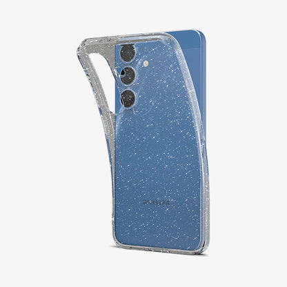 Custodia per Samsung Galaxy S25 S931, Spigen, Liquid Crystal Glitter, Trasparente ACS08997
