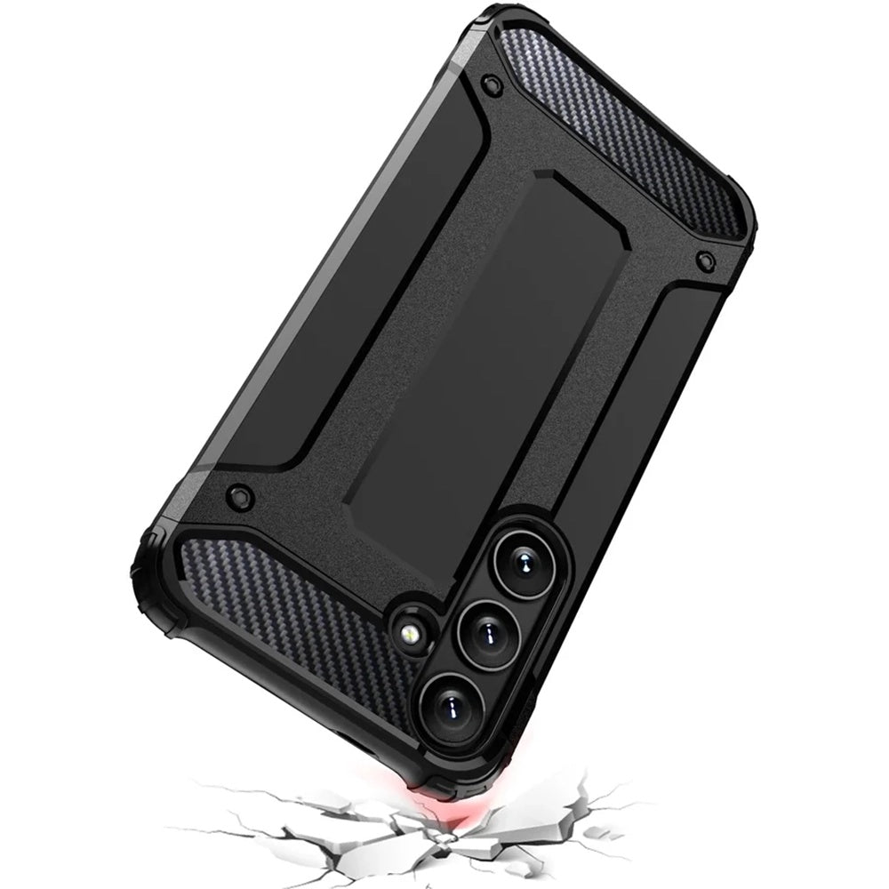 Case for Samsung Galaxy S25 S931, Techsuit, Hybrid Armor, Black