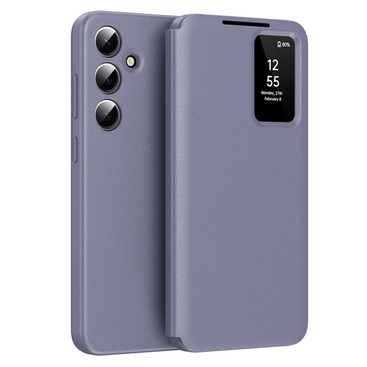 Custodia per Samsung Galaxy S25 S931, Techsuit, SmartView, Viola