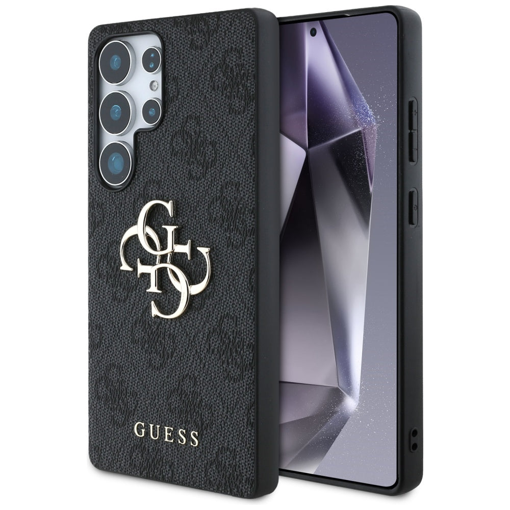 Custodia per Samsung Galaxy S25 Ultra S938, Guess, 4G Big Logo, Nera
