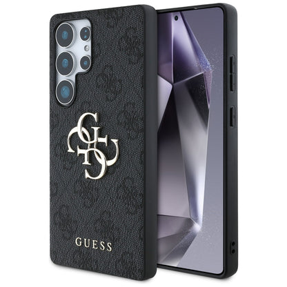 Custodia per Samsung Galaxy S25 Ultra S938, Guess, 4G Big Logo, Nera