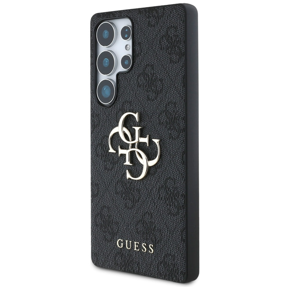 Custodia per Samsung Galaxy S25 Ultra S938, Guess, 4G Big Logo, Nera