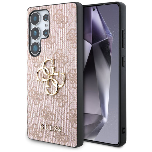 Custodia per Samsung Galaxy S25 Ultra S938, Guess, 4G Big Logo, Rosa