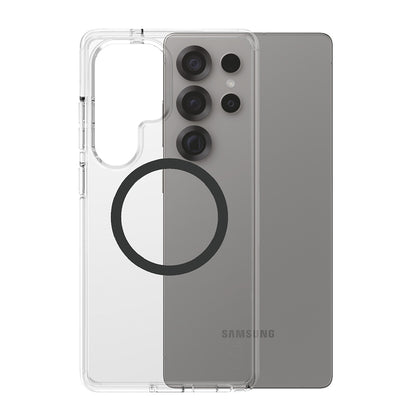 Custodia per Samsung Galaxy S25 Ultra S938, PanzerGlass, Care Urban Combat, Trasparente Nera