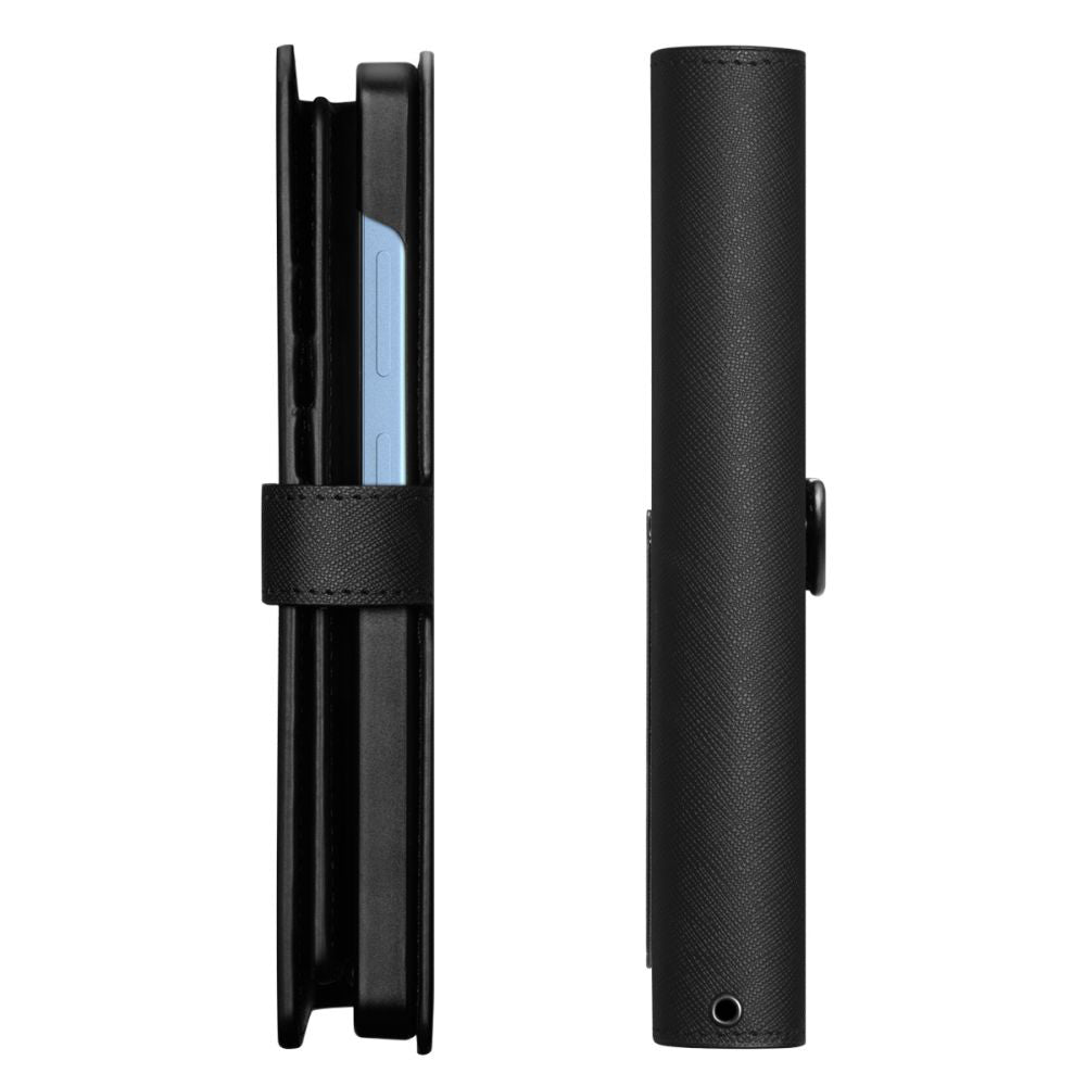 Custodia per Samsung Galaxy S25 Ultra S938, Spigen, Wallet S, Nera ACS09124