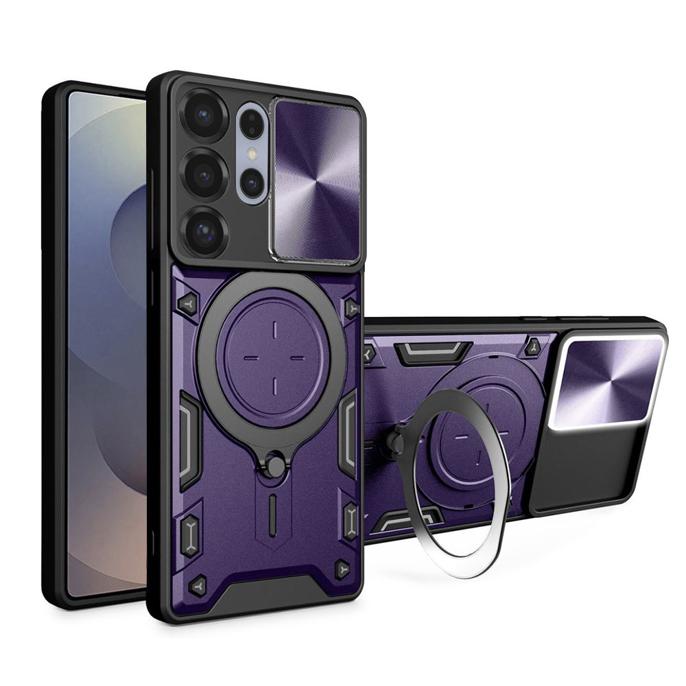 Custodia per Samsung Galaxy S25 Ultra S938, Techsuit, CamGuard Pro, Viola