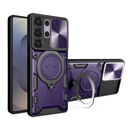 Custodia per Samsung Galaxy S25 Ultra S938, Techsuit, CamGuard Pro, Viola