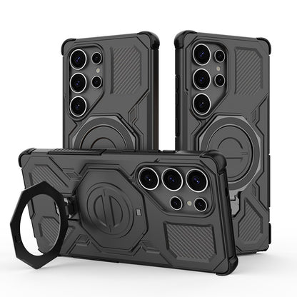 Case for Samsung Galaxy S25 Ultra S938, Techsuit, Carbon Shield Pro, Black