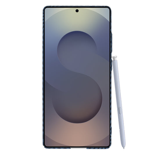 Custodia per Samsung Galaxy S25 Ultra S938, Techsuit, Carbonite FiberShell, Turchese