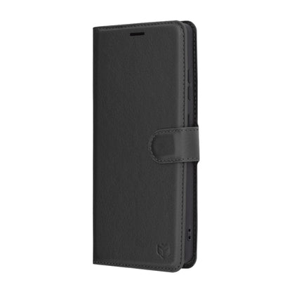 Custodia per Samsung Galaxy S25 Ultra S938, Techsuit, Leather Folio, Nera